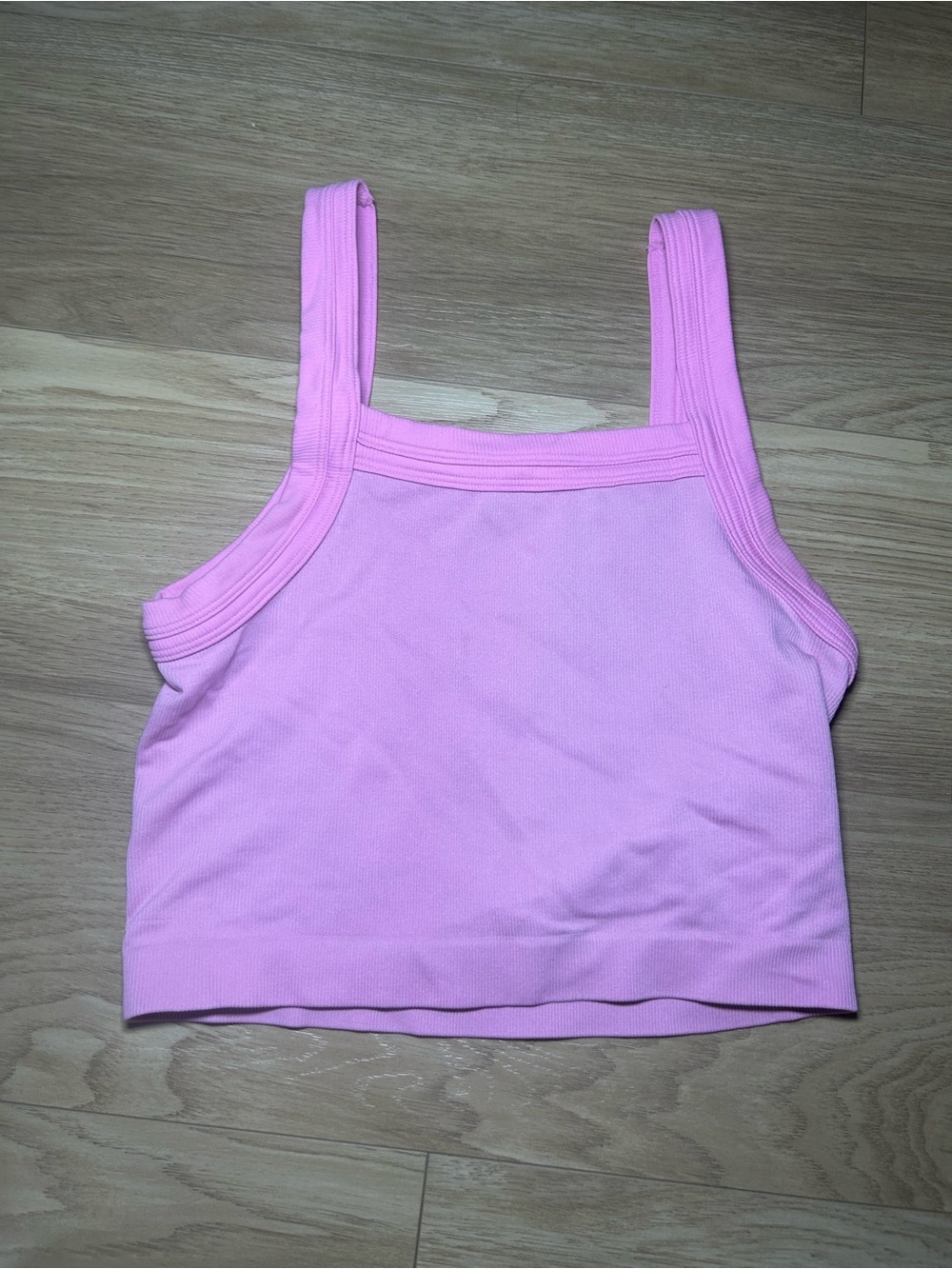 Urban Outfitters Pink Ribbed Tank Top